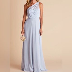 KIRA DRESS CHIFFON ICE BLUE